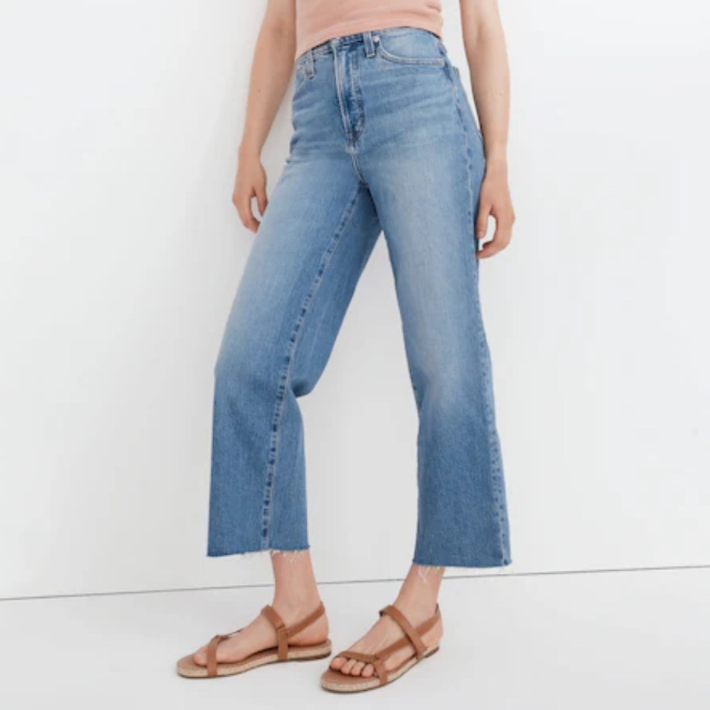Madewell Perfect Vintage Wide-Leg Crop // Caitlin Wash // Size 26
